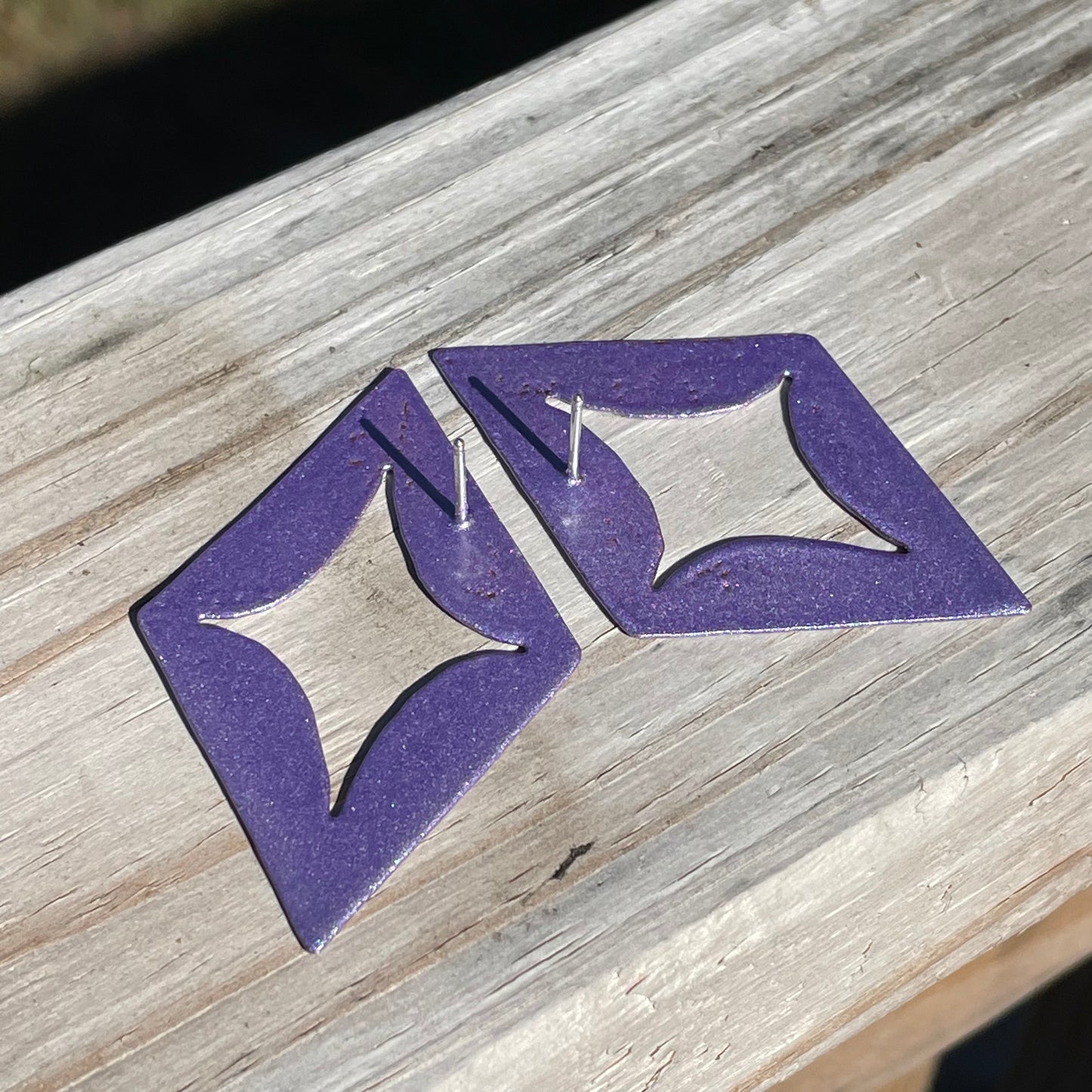 Lavender Shimmer Big Sparkle Cut Outs