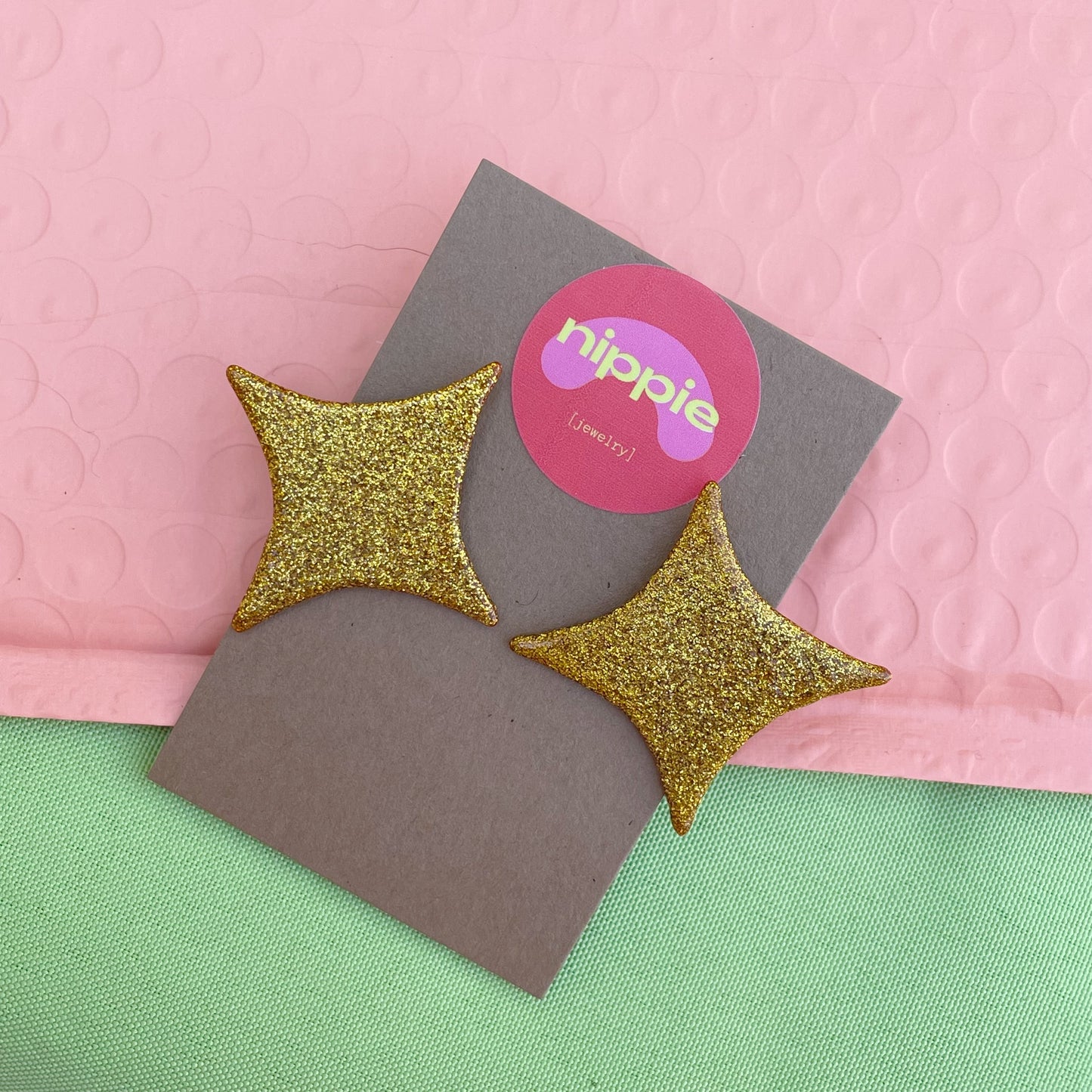 Gold Glitter Big Sparkles