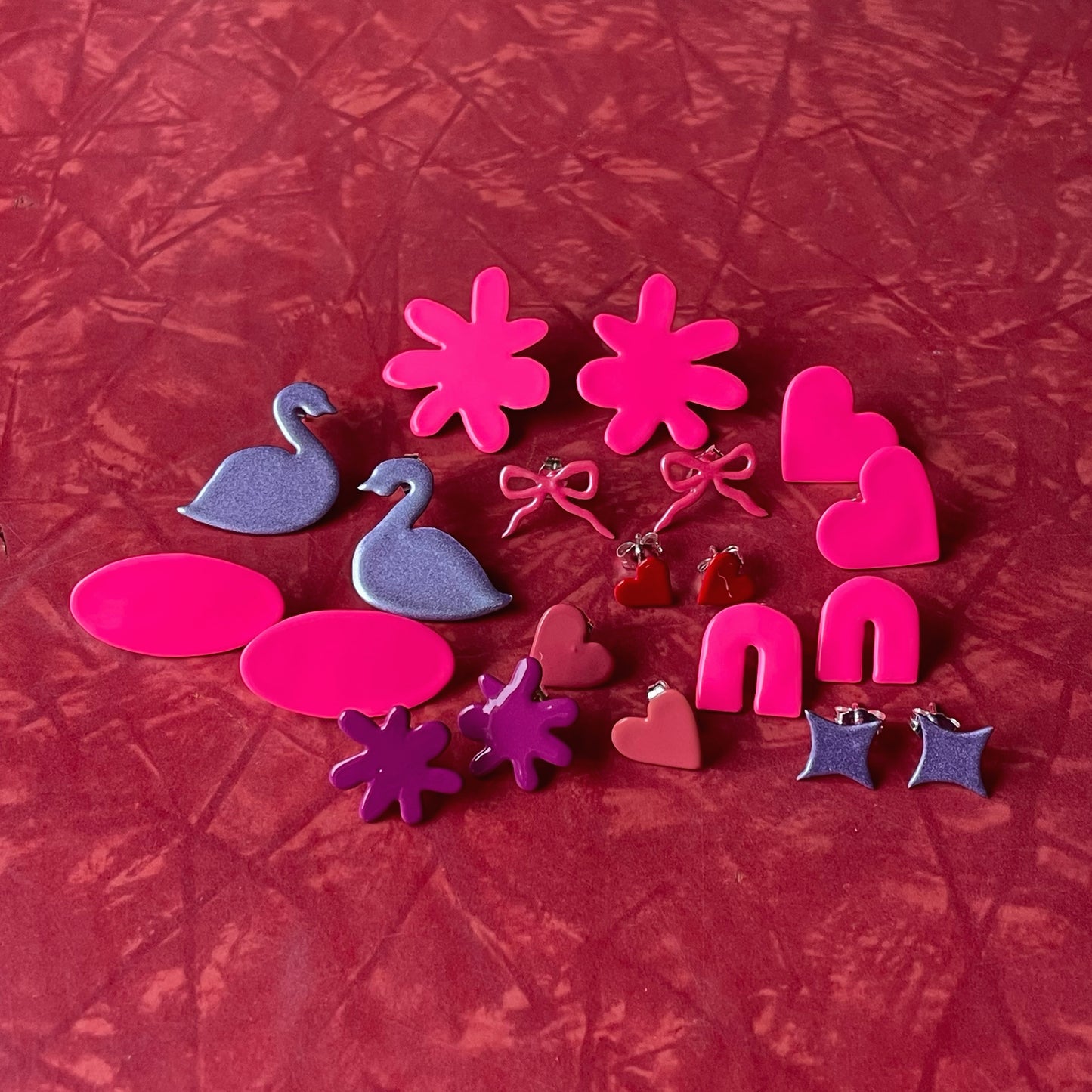 Iridescent Pink Baby Bows